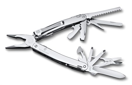 Мультитул Victorinox SwissTool Spirit MX Clip 105 мм 24 функц. серебристый в подар.коробке - фото 20099